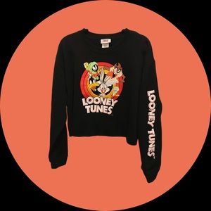 Looney Toones cropped sweatshirt